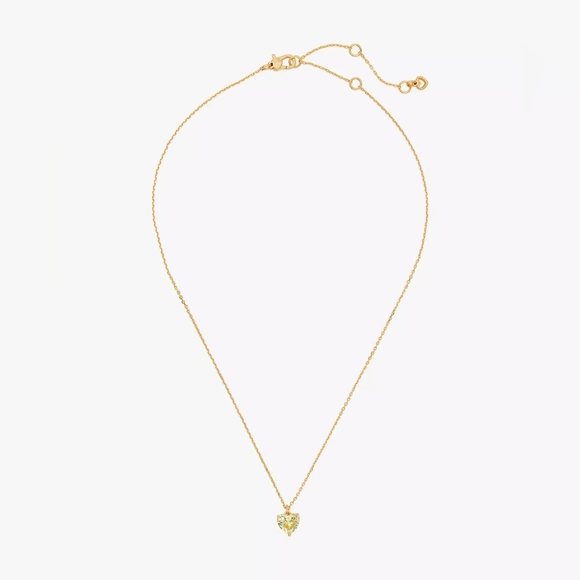 My Love August Heart Pendant- Peridot - Picture 3 of 5